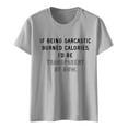 thumbnail image 5 of Shwomsmer Womens T Shirts Womens Sarcastic T Shirts With Funny Sayings Novelty Graphic Tees For Women Sleeve T, 5 of 5
