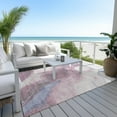 thumbnail image 6 of Addison Rugs Chantille Indoor/Outdoor Transitional Waves Mauve Washable Rectangle Rug, 10' x 14', 6 of 6