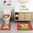 thumbnail image 2 of Set de cortinas de ducha navideñas Tresperros con alfombras antideslizantes, 2 of 7