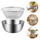 thumbnail image 3 of Juego de colador de malla de acero inoxidable, colador de malla fina para cocina, cesta coladora, 1 Juego, 3 of 6
