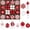Multicolor#2, variant on Gingprous 50Pcs Christmas Tree Ornaments - 2.36''/60mm Christmas Ball Ornaments Set for Xmas Tree Holiday Party Wedding Home Decorations (Red & White)
