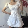 thumbnail image 4 of Mesdames Été Coréen Mode Doux Sexy Sauvage Dentelle Cravate Mince Robe de Conception, 4 of 9