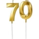 thumbnail image 2 of Gold Digital Birthday Cake Candles - Number 70 Candles for 70th Birthday Happy Birthday Smokeless Environmental Protection Birthday Candle for Birthda, 2 of 5