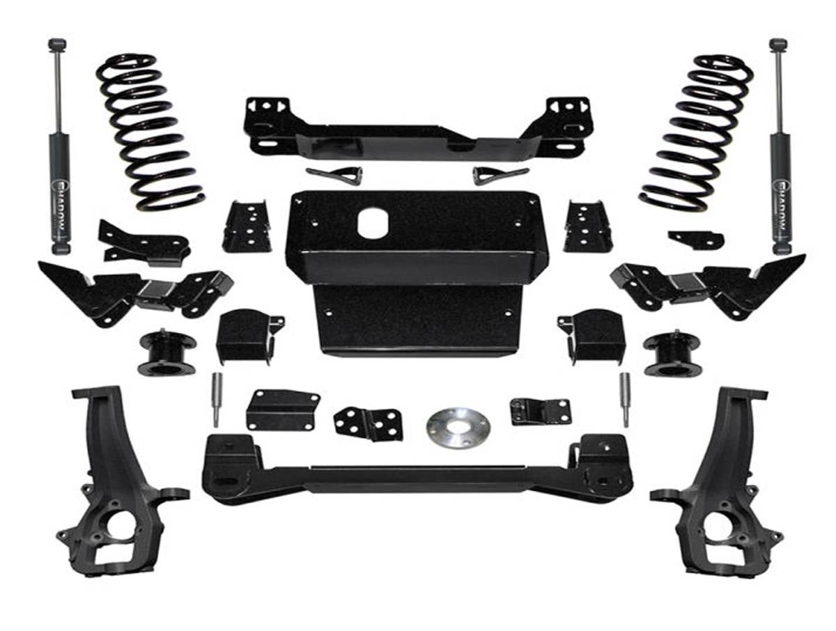 Superlift | K192 | 4" Lift Kit - Complete Lift Kit with Front & Rear Superlift Shadow Series Shocks and Lower Link Arms | Fits 2018-2024 Jeep Wrangler 4 Door