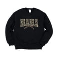 thumbnail image 7 of Trendy Camo Mama Sweatshirt - Distressed Camouflage Sweater for Mom - Coquette Bow Pullover Black Sweatshirt Adult Large, 7 of 7