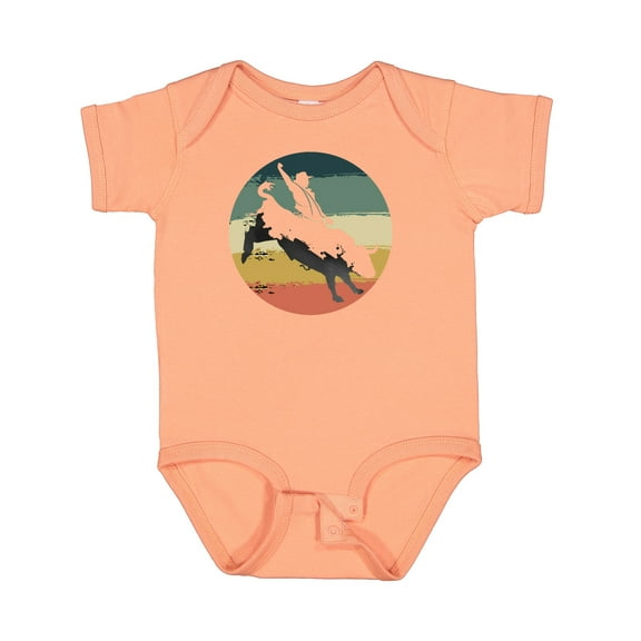 Inktastic Bull Riding Rodeo Rider Boys or Girls Baby Bodysuit
