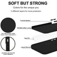 thumbnail image 2 of for iPhone 13 / Mini/Pro/Pro Max Case，Silicone Cases for Women Girly Men Clear Heart Pattern Flexible Protective Cover Shockproof Bumper Cute Shell (Black, 13), 2 of 8