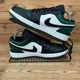 thumbnail image 2 of Ni-k-e Trainers Mens Size UK 6 Air Jordan 1 Low Green Toe Leather Casual Shoes AJ, 2 of 6