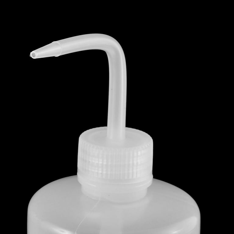 500mL Kitchen Plastic Tube Pour Spout Oil Graduated Squeeze Bottle Clear  2pcs