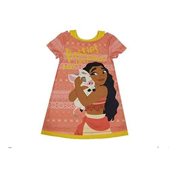 Disney Moana and Pua Besties Make Life Better Nightgown, Size 4