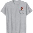 thumbnail image 1 of Cool Chicken Hen Rooster in Pocket with Meme Sunglasses T-Shirt, 1 of 1