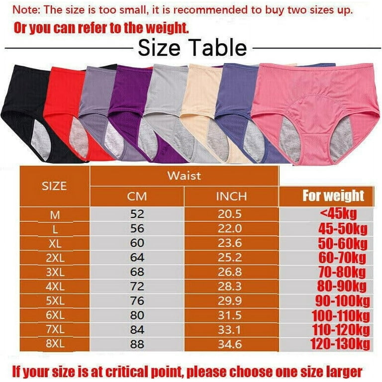Leakproof Ladies Underwear, Leakproof Panties for Over 60