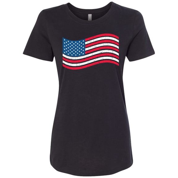 Inktastic Grunge American Flag Women's T-Shirt