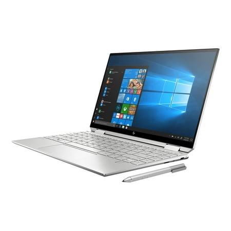 HP Spectre x360 Laptop 13-aw0013dx - Flip design - Intel Core i7 1065G7 / 1.3 GHz - Win 10 Home 64-bit - Iris Plus Graphics - 8 GB RAM - 512 GB SSD NVMe - 13.3" IPS 1920 x 1080 (Full HD) - Wi-Fi 6 - natural silver, aluminum stamping base - kbd: US