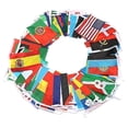 thumbnail image 1 of 100 Countries String Flag International Bunting Pennant Banner Decoration, 1 of 5