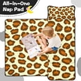 thumbnail image 4 of Cream and Brown Of Leopard Print Toddler Nap Mats for Kids Preschool,Sleeping Mat Bag or Kids,Toddler Sleeping Bag,Toddler Nap Mat or Daycare, 4 of 6