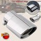 thumbnail image 5 of Universal Stainless Steel Chrome Car Tail Rear Straight Round Exhaust Pipe Tail Muffler Pipe Tip Accessorie, 5 of 5