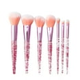 thumbnail image 2 of Makeup Brush Set - 7 Pcs Cosmetic Eyebrow, Eye Shadow, Powder & Foundation Brushes, Brush Set Make Up, Brochas Para Maquillaje, Beauty Tools Accessories, Professional Makeup Brush Kit, Holiday Gift, 2 of 2