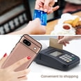 thumbnail image 5 of SaniMore for Google Pixel 8A 6.1" 2023 Case with Flip Wallet Credit Card Holder, Premium PU Leather Magnetic Clasp Kickstand Heavy Duty Shockproof Anti-drop Cover For Google Pixel 8A, Rosegold, 5 of 10