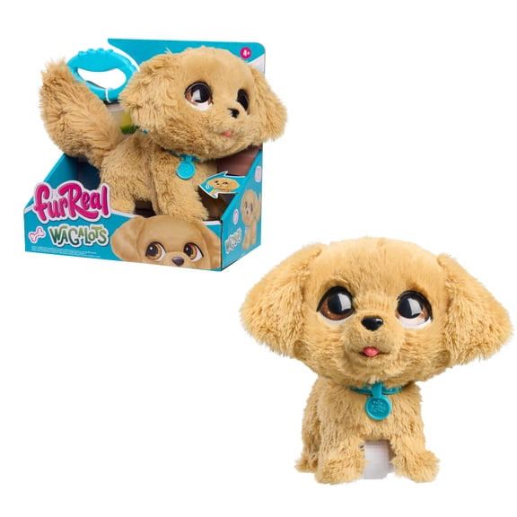 furReal Wag-A-Lots Golden Retriever, 8 inch Interactive Toy dog, Boys and Girls Ages 3 up