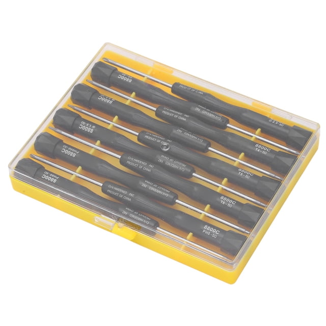 Juego de destornilladores magnéticos, destornillador de 10 piezas, cromo vanadio, destornillador para desmontaje de teléfono, destornillador para desmontaje de computadora, uso conveniente