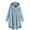 Sky Blue, variant on Lindreshi Winter Coats for Women 2023 Trendy Women Plus Size Button Plush Tops Hooded Loose Cardigan Wool Coat Winter Jacket