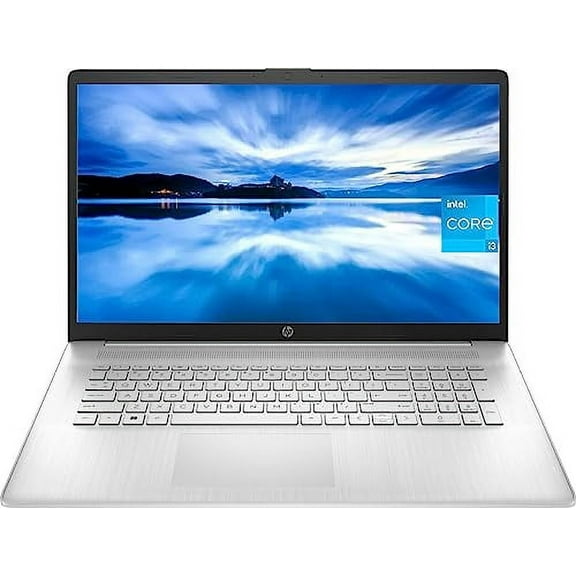 HP 2023 Newest Laptop, 17.3 Inch Display, Intel Core i3-1125G4 (Beat i5-10210U) Processor, 8GB DDR4 RAM, 512GB SSD, Intel UHD Graphics, WiFi, Bluetooth, Windows 11 Home in S Mode, Natural Silver