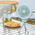 thumbnail image 4 of 2400mah Rechargeable Battery Camping Fan and Portable USB with Lights Operated Tent for Hanging or Tabletop Use Car RV Outdoor Outage, 4 of 7