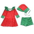 thumbnail image 3 of Girl's Swimsuits Style Students Dress Style Long Sleeve Sun Kids Swimwear, 3 of 3