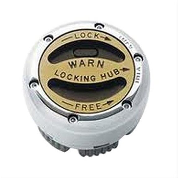 WARN 62672 Locking Hub - Silver
