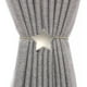 thumbnail image 4 of Amarres metálicos para cortinas - sujetadores magnéticos ajustables para cortinas finas o gruesas, sujetos de aleación de 40 cm, oro y plata, 1 pieza, 4 of 8