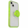 thumbnail image 3 of Otterbox Otter+Pop Symmetry Clear iPhone 13 Clear/Translucent Blaze Lime, 3 of 4