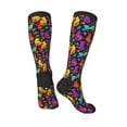 thumbnail image 5 of Lsque Colorful Cats Printed Crew Socks Men's Women's LightWeight Thin Casual Calf Socks ,Knee High Socks,Cotton Socks, 5 of 9