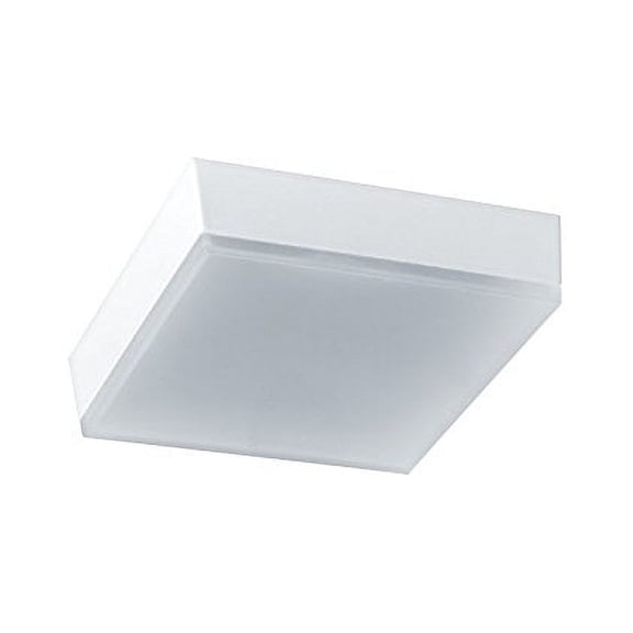 9 Watt - LED - 5 in. Square Ceiling Fixture - 60W Incandescent Equal - 3000K Halogen White - Vandal Resistant - RAB SK9SYW