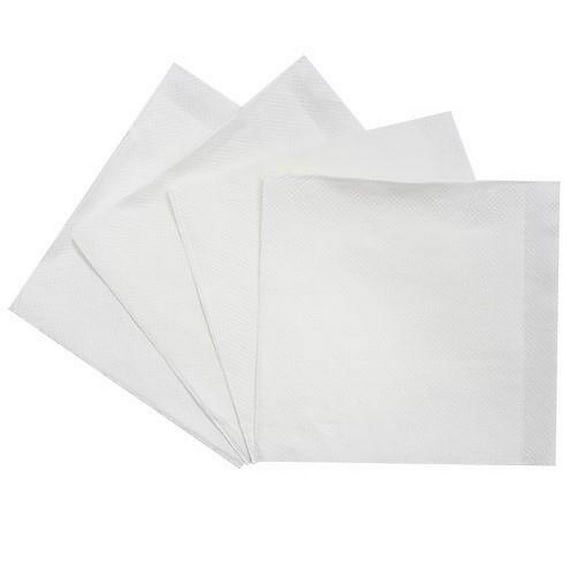 Karat - KN-B99-1W - 9 in x 9 in White Beverage Napkins