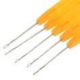 thumbnail image 4 of 5 Pcs Crochet de Traction Outils pour Extension de Cheveux Micro Anneau Extensions de Cheveux Jaune, 4 of 8