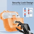 thumbnail image 3 of Funda transparente para AirPods Pro 3 2025 con cierre seguro y kit de limpieza, 3 of 8