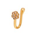 thumbnail image 1 of Anillo de nariz falsa en forma de U Diamante tachonado Mariposa Nariz Clavo Sin agujero Nariz Clip Piercing Joyería Wmkox8yi  sjalhkljlk5383, 1 of 1