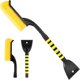 thumbnail image 1 of Raspador de hielo y cepillo para nieve 2 en 1, raspador extraíble con mango suave antideslizante para parabrisas y ventanas de automóviles (cerdas ABS, PVC, 64 cm), 1 of 5
