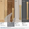 thumbnail image 4 of Amerock Faircrest 3-3/4 inch (96mm) Center-to-Center Champagne Bronze Cabinet Pull, 4 of 7