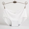 thumbnail image 1 of Ropa interior de seda de hielo para mujer, sin costuras, de una pieza, transpirable, de cintura media, sexy, bragas para mujer, 1 of 5
