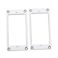 thumbnail image 1 of 2Pcs Humbucker Pickup Mounting Ring Metal Bridge Neck Pickups Cover Frame Replacement Part, 1 of 7