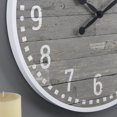 thumbnail image 3 of FirsTime & Co. 20" Arlo Gray Wall Clock, Light, 3 of 4