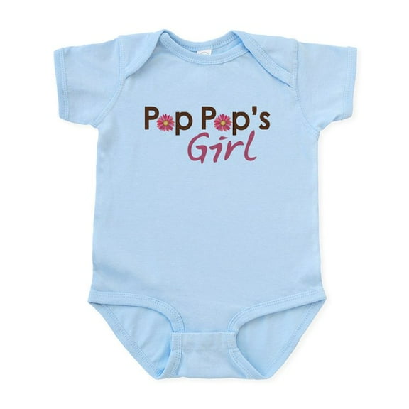 CafePress - Pop Pop's Girl Infant Bodysuit - Baby Light Bodysuit, Size Newborn - 24 Months