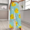 thumbnail image 2 of Bunch of Rubber Ducks Pajama Pants Comfortable Elastic Waist Pajamas Fashion Sleepwear Bottoms Plus Size Homewear, 2 of 6