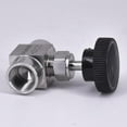 KAJOVE 304 Stainless Steel Needle Valve Inner Wire Through Needle Valve