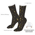 thumbnail image 4 of Xecao Bottles Print Fashion No Heel Casual Crew Socks Cushioned Breathable for Men Women - Moisture wicking,Not easy to fade Suitable for daily, 4 of 7