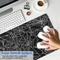 thumbnail image 4 of Long Mouse Pads for Desk,Halloween Spider Web Pattern Desk Mats on Top Of Desks, Desk Mouse Pad Extra Large with 3mm Non-Slip Base and Stitched Edge for Gaming,Office,Work,Home 35.4x15.7in, 4 of 5