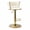 Beige, variant on Iron Adjustable PU Leather Bar Stools Modern Swivel Steady Commercial Use Home Bar Dining Outdoor Counter Height Hotel Workshop