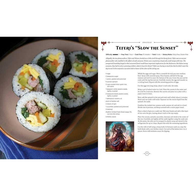 mtg cookbook card Magic: The Gathering: The Official Cookbook – Insight Editions